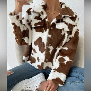 cows print jacket